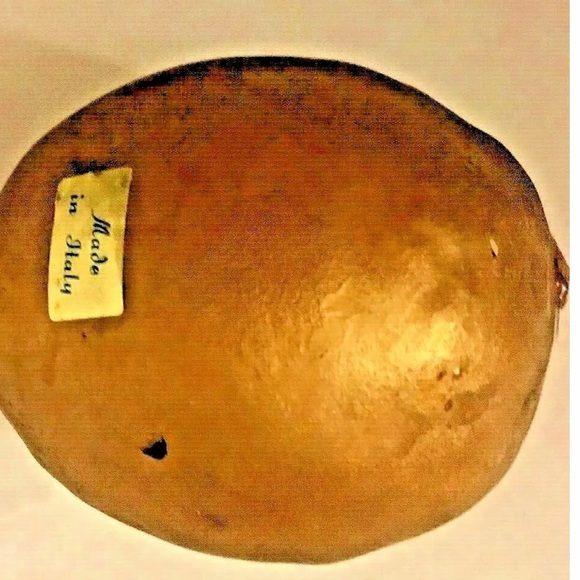 New Italian Glass Lemon Gold Hand Blown Italy - Picture 14 of 16